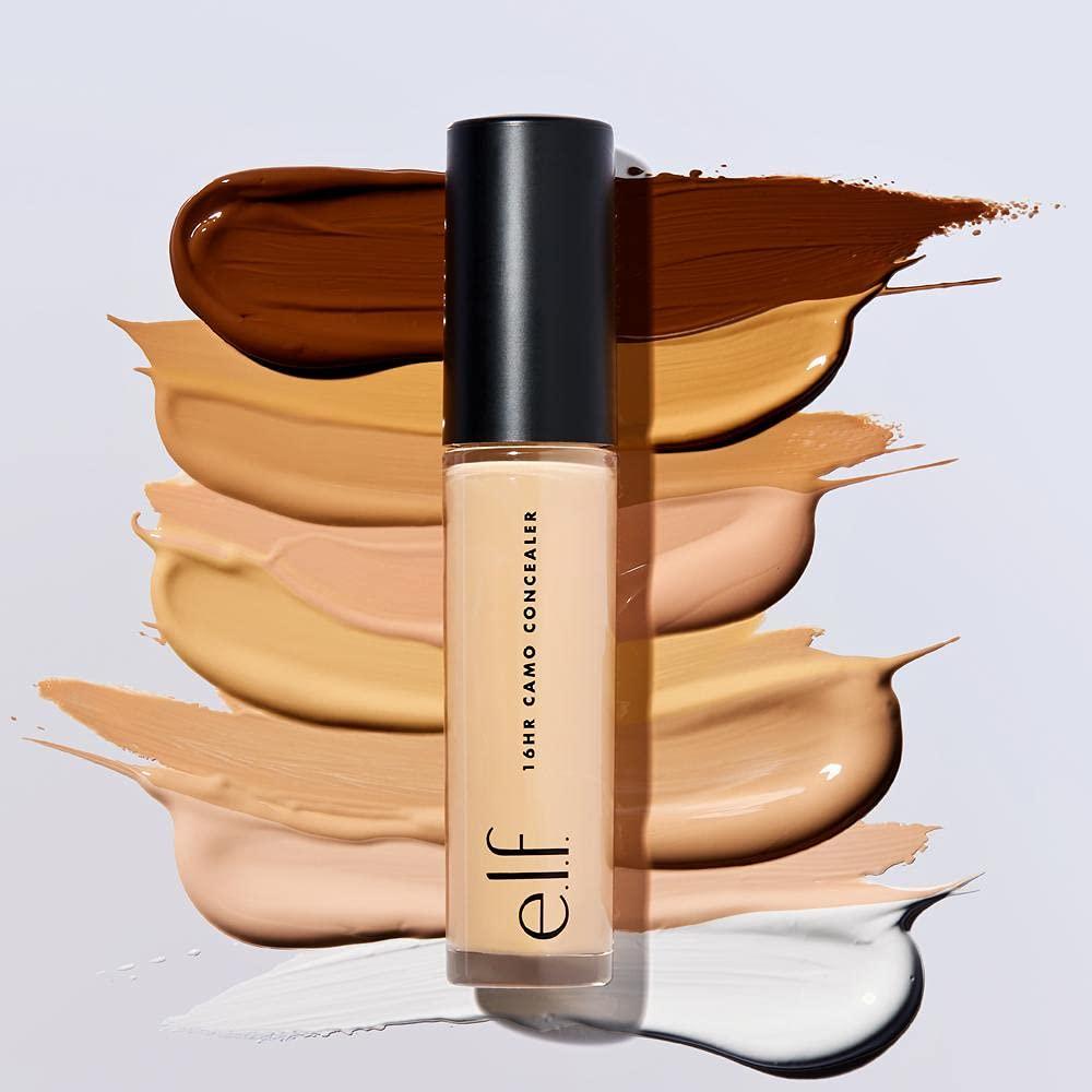 e.l.f. e.l.f. 16HR Camo Concealer, Full-Coverage, Highly-Pigmented Face Concealer With A Matte Finish, Crease-proof, Vegan & Cruelty-Free, Tan Neutral