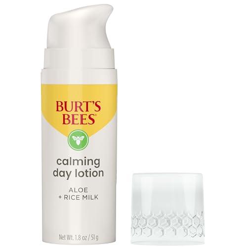 Burt's Bees Burt's Bees Calming Day Face Lotion With Aloe and Rice Milk, Soothing Face Lotion for Sensitive Skin, 98.9 Percent Natural Origin Skin Care, 1.8 oz. Bottle