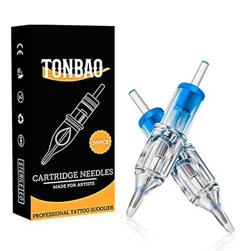 TONBAO Tattoo Cartridge Needles - TONBAO 20pcs Round Shader #12 Standard 1207RS Mixed Size Tattoo Gun Needles