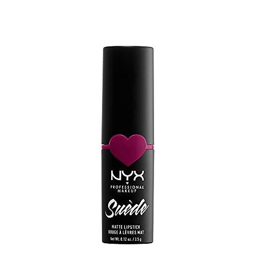 NYX PROFESSIONAL MAKEUP NYX PROFESSIONAL MAKEUP Suede Matte Lipstick, Vegan Formula - Sweet Tooth (Fuschia)