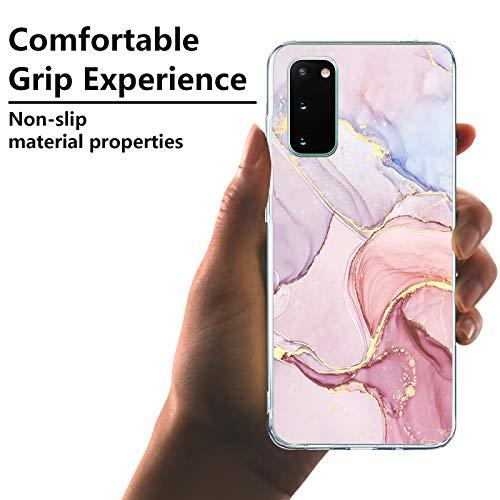 ZDO for Samsung Galaxy S20 FE 5G Case 6.5” Galaxy S20 FE Case wallet Marble Clear Pattern Transparent Transparent Soft Silicone Cover Ultra-Thin Protective TPU Cover for Samsung S20 FE Case-13