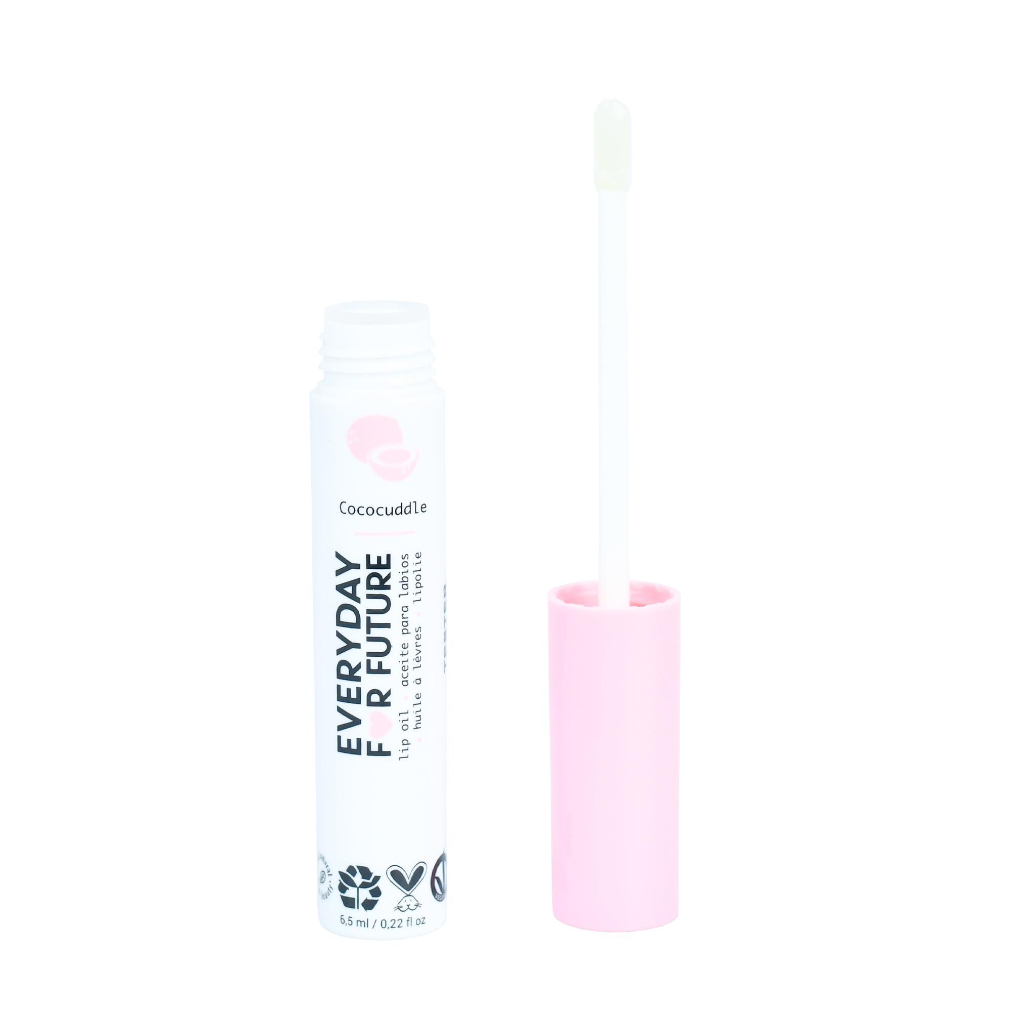 EVERYDAY FOR FUTURE EVERYDAY FOR FUTURE Coconut Lip Oil | Clear Transparent Lip Treatment with Coconut Oil | Moisturizing Lip Oil | Vegan & Cruelty Free Lip Oil | 99% Natural Lip Oil | Pia Colada 5 ml (Transparent)