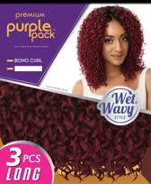 Outre Outre Human Hair Purple Pack 3PCS WET and WAVY STYLE BOHO CURL (2)