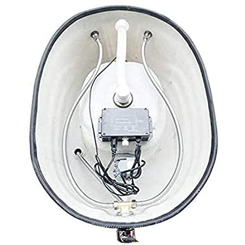 ZYQDRZ ZYQDRZ Pedicure Chair, Spa Foot Bath Acrylic Pedicure Equipment, Shampoo Sink Bowl, Spa Pedicure Chair, Shower Massage,White