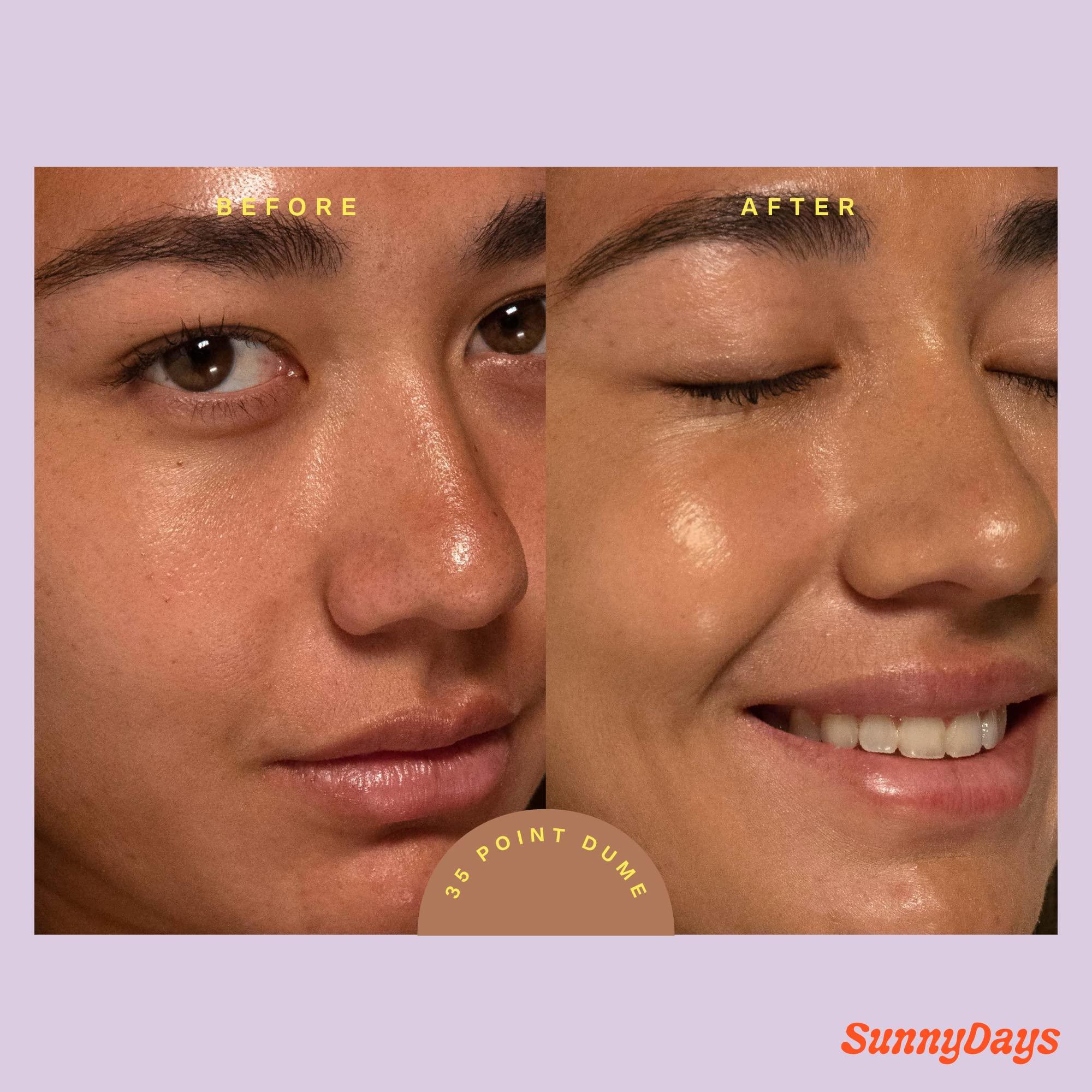 Tower 28 Tower 28 Beauty SunnyDays SPF 30 Tinted Sunscreen - For Sensitive Skin - 2-in-1 Facial Broad Spectrum UVA/UVB Protection + Foundation - Shade 35 POINT DUME - Medium with Neutral Undertones, 1 Fl Oz