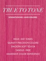 Sensationnel Sensationnel Empire bump weaving hairextension - feather wrap 8 inch human hair short bun weave styling (HOTPINK)