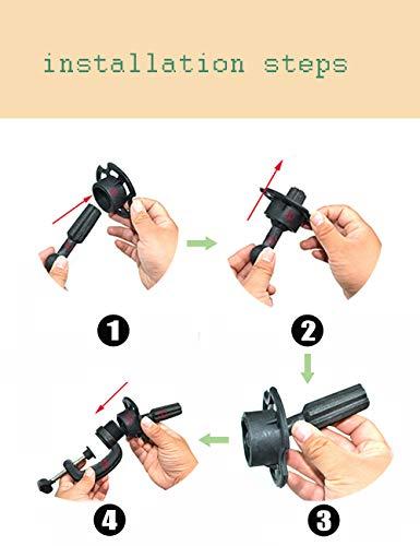 Zenyinfa Mannequin Head with 100% Human Hair Hairdresser Training Head Manikin Cosmetology Doll Head Salon Training Practice Head with Blonde Human Hair Styling Dye Cutting with Clamp Stand.