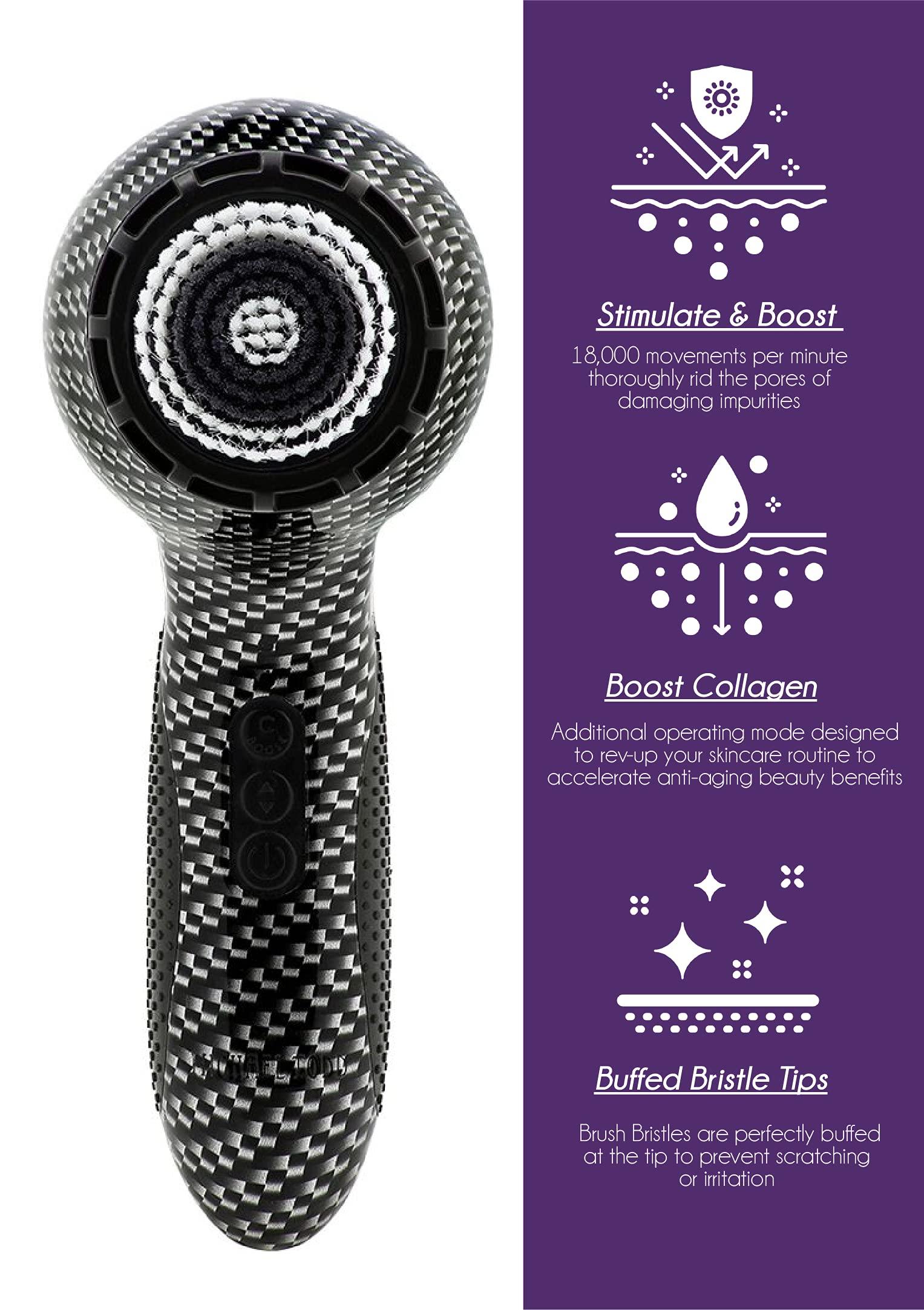 MICHAEL TODD BEAUTY Michael Todd Beauty - Soniclear Elite - Facial Cleansing Brush System - 6-Speeds - Face Cleansing Brush & Exfoliating Body Scrubber