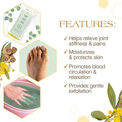 GiGi GiGi Eucalyptus Paraffin Wax Refill Block with Tea Tree Oil for Hand & Feet Therapy, Moisturizing Wax for Paraffin Bath & Machine, 16 oz