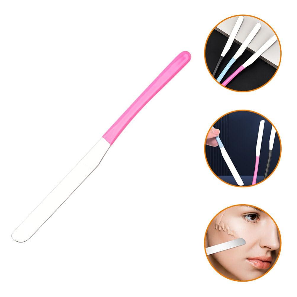 Beaupretty Cosmetic Spatula Tool Stainless Steel Makeup Spatula Make up Spatula Tool Makeup Mixer Tool Beauty Spatula Cosmetic Mixer Foundation Spatula Cosmetic Metal Spatula Makeup Tools