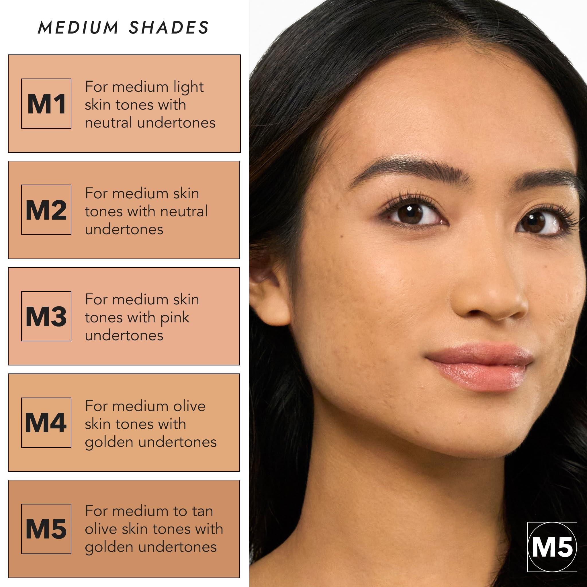 Cover FX COVER FX Pressed Mineral Foundation - Shade M4 - Weightless Powder Foundation - Buildable Light to Full Coverage - Matte Finish - All Skin Types