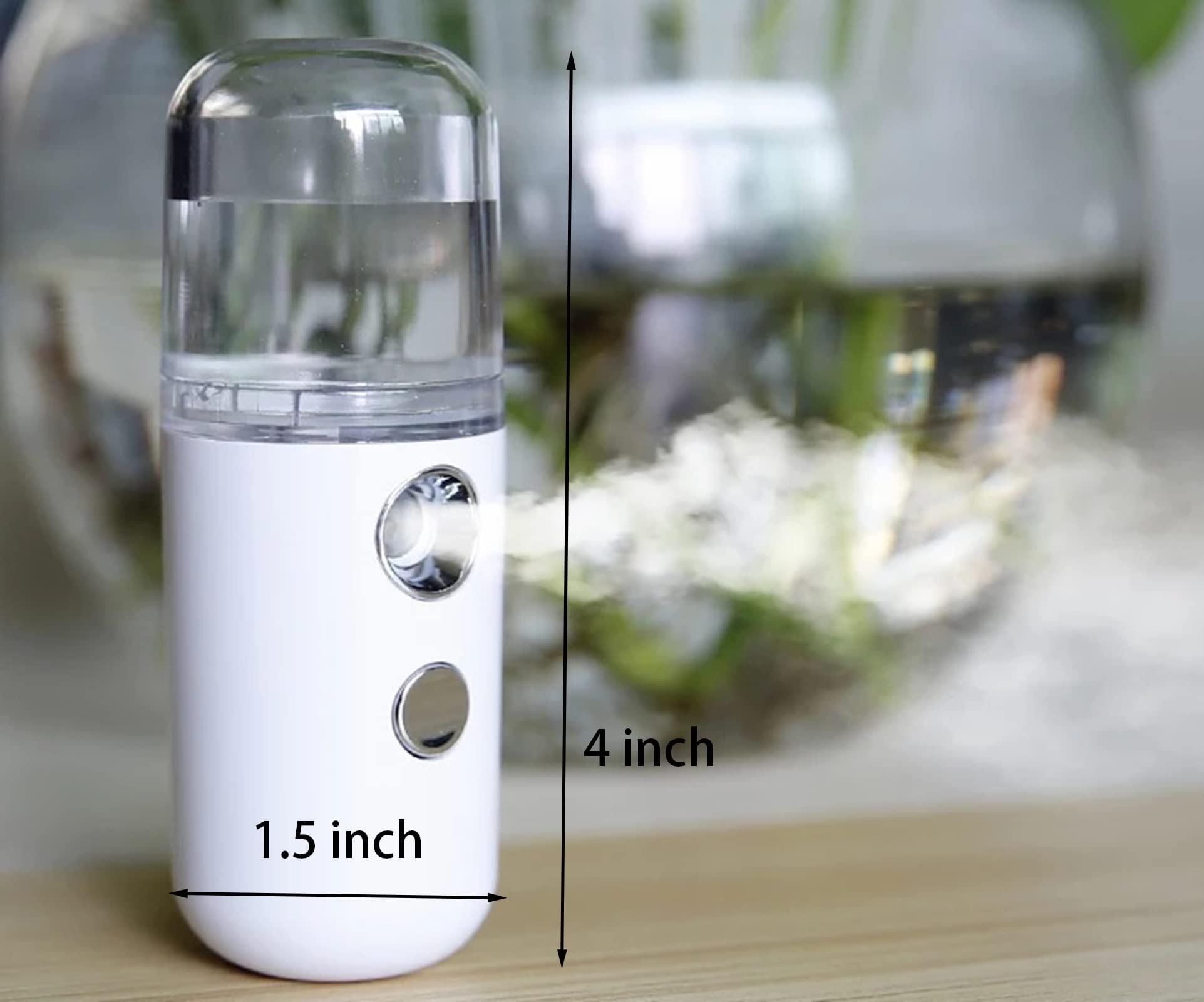 Htsorwzti Htsorwzti Nano Facial Mister Face Mister Nano Mist Sprayer Nano Mister for Lash Extensions Body Skincare Makeup (Pink White)