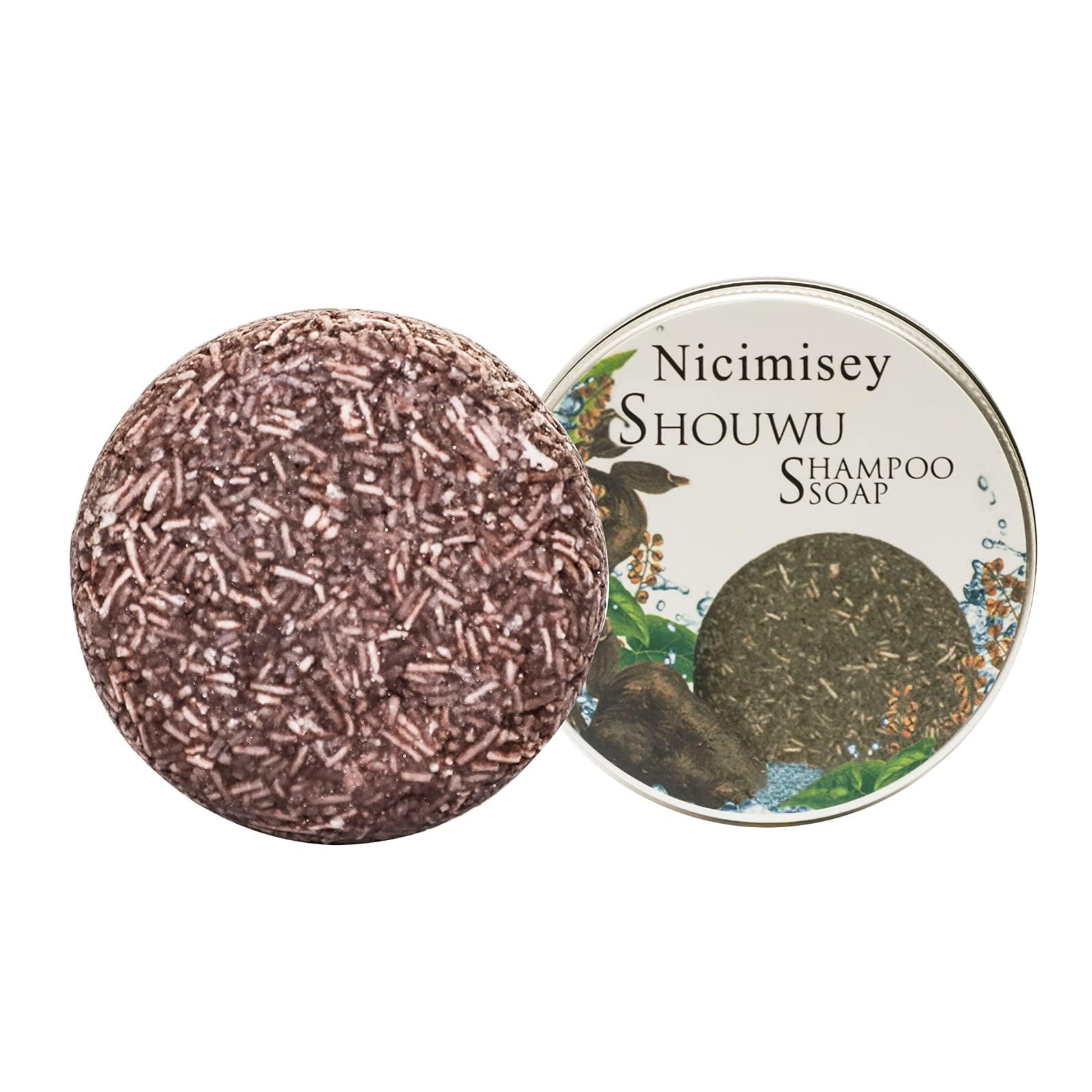 Nicimisey Nicimisey Solid Shampoo Bar - Natural Darkening, Hair Loss Treatment & Regrowth for Men & Women