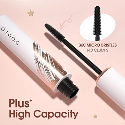 Xiahium 4D Silk Fiber Mascara Waterproof Long Lasting Thicking Lenghting Curling Quick-drying Smudge Proof Glamour Eye Lash Makeup