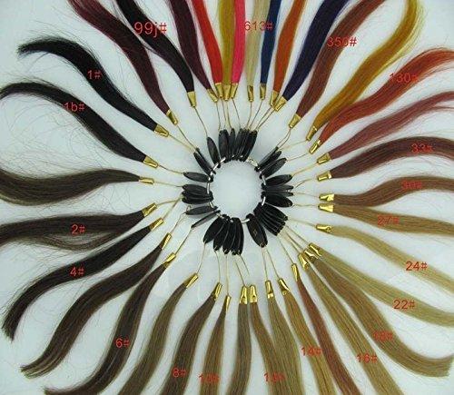 RemeeHi Remeehi 100s Pre-Bonded Nail U Tip Keratin Glue Natural Hair Extensions 1g/s Deep Wavy Human Hair Nail Tip Extension(22" 10#)