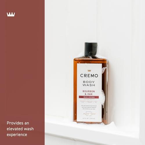 Cremo Cremo Body Wash Men, A Sophisticated Blend of Distillers Spice, Fine Bourbon and White Oak, 16 Fl Oz