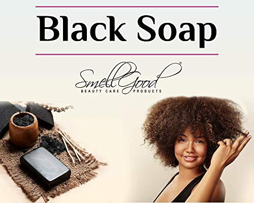 SmellGood Smellgood African black soap 100% pure raw 5 lbs, 5 Pound