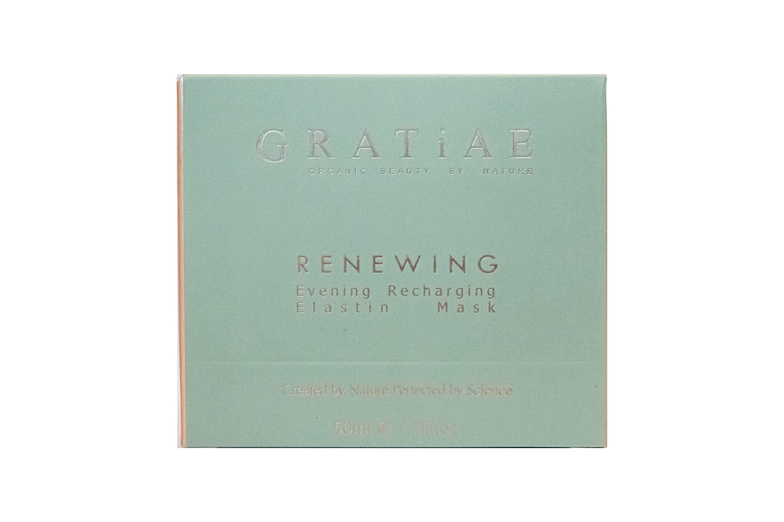 Gratiae Gratiae Organic Beauty By Nature Renewing Evening Recharging Elastin Mask by Gratiae Organic Beauty By Nature 1.7 Fl oz