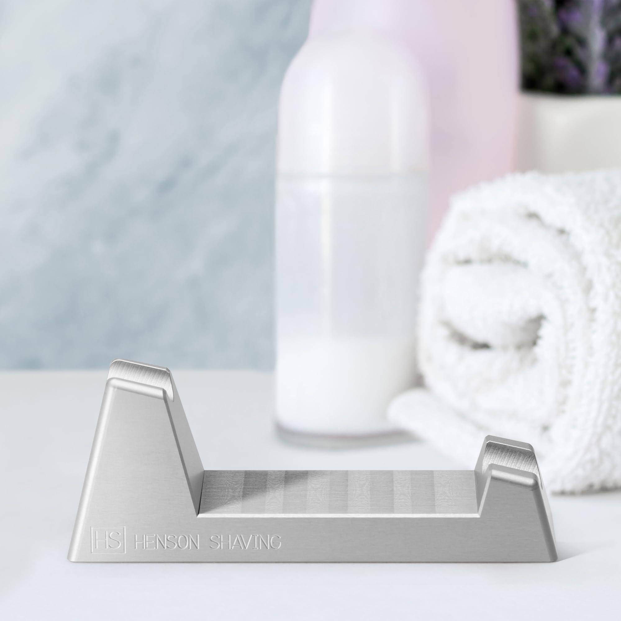 Henson Shaving The Henson Razor Stand - Lightweight and Highly Durable Safety Razor Stand for Men and Women - Aluminum Razor Holder Designed for Henson AL13, Henson AL13-M, Henson Ti22