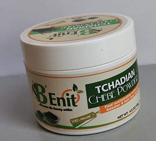 B'Enit TCHADIAN CHEBE POWDER (80g); The Best Ayurvedic Herbs for Natural Hair Growth THAT keeps the hair moisturized AND stops it from breaking