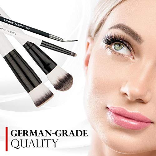 TITANIA Titania Professional Rouge Brush - Extra Wide Flatted Oval Tip Brush - Smooth & Streak-Free Makeup Application - For Daily Beauty Needs