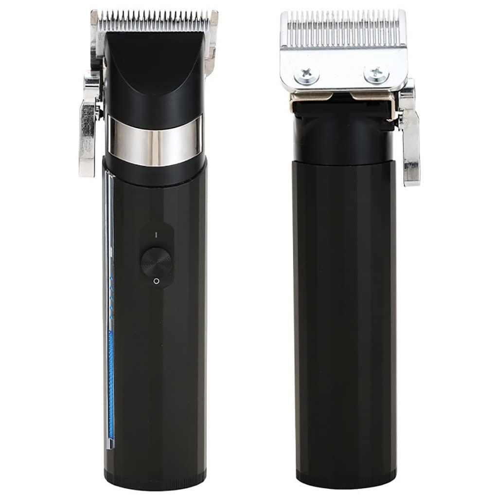 IBDRYKK IBDRYKK Pro Hair Clipper, Professional Men\'s Electric Hair Clipper Hair Salon Hair Clipper High-Power Oil Head Gradient Electric Fader, Black