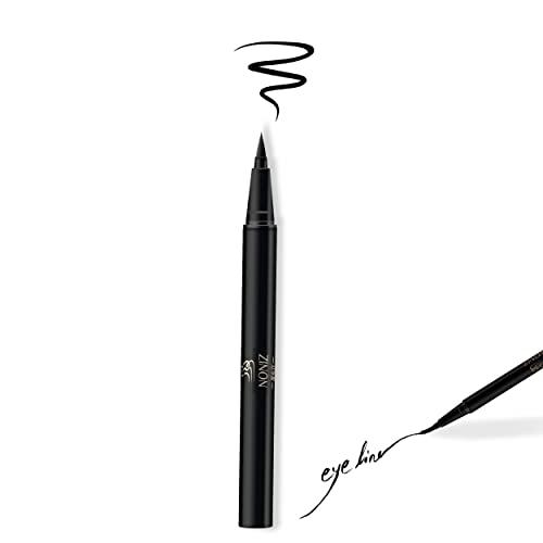NONIZ NONIZ Black Liquid Eyeliner - Water Proof Ultra Matte Long Lasting Slim Jet - Black Eye Liner - 100% Intense Black - Smooth Easy Application Pen Liner