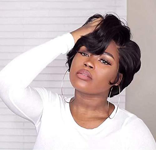 Naseily Naseily Black Wavy Hair Wig Short Black Bob Wigs For Black Women Wavy Bob Synthetic Wig Black Women Hairstyles