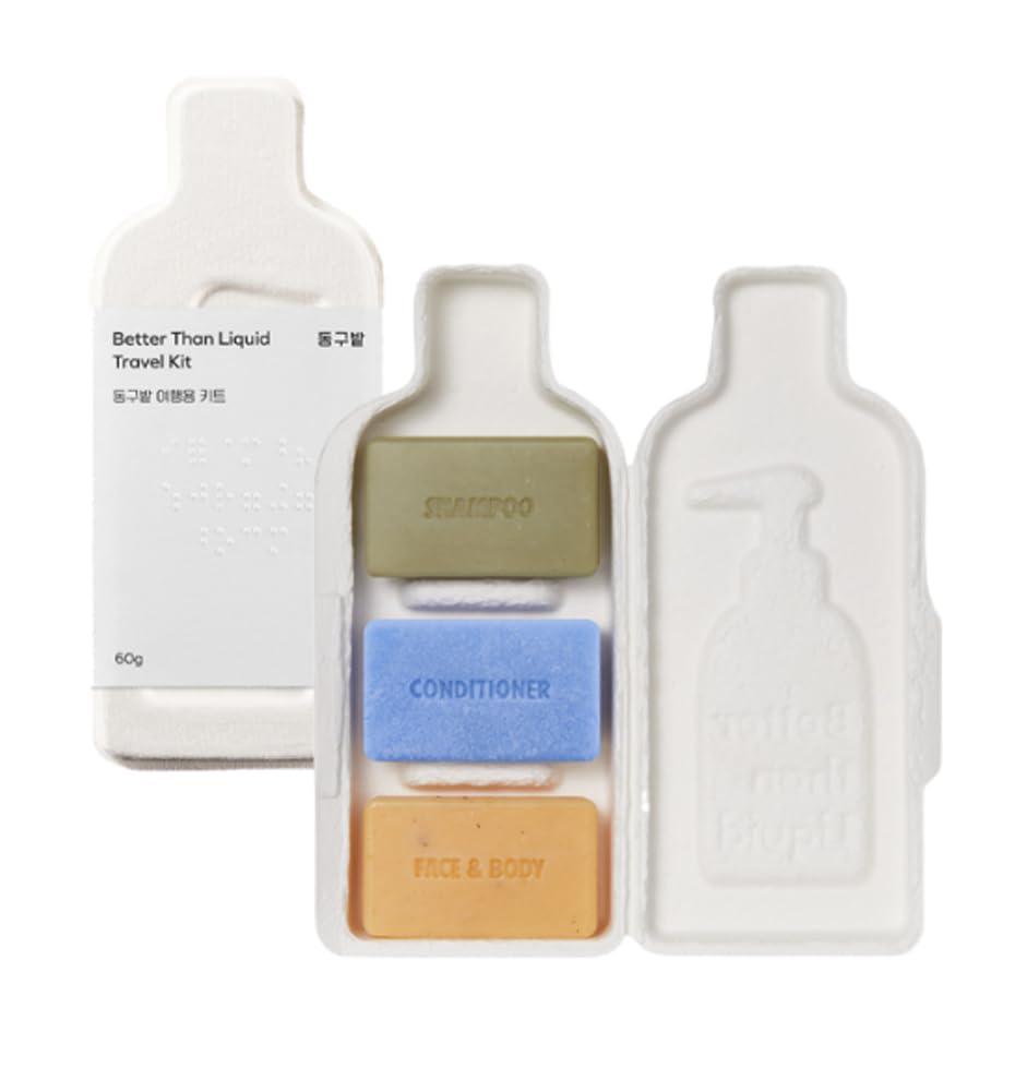 Generic Bar Travel Set Solid Shampoo Conditioner Body Eco Toiletries Better Than Liquid