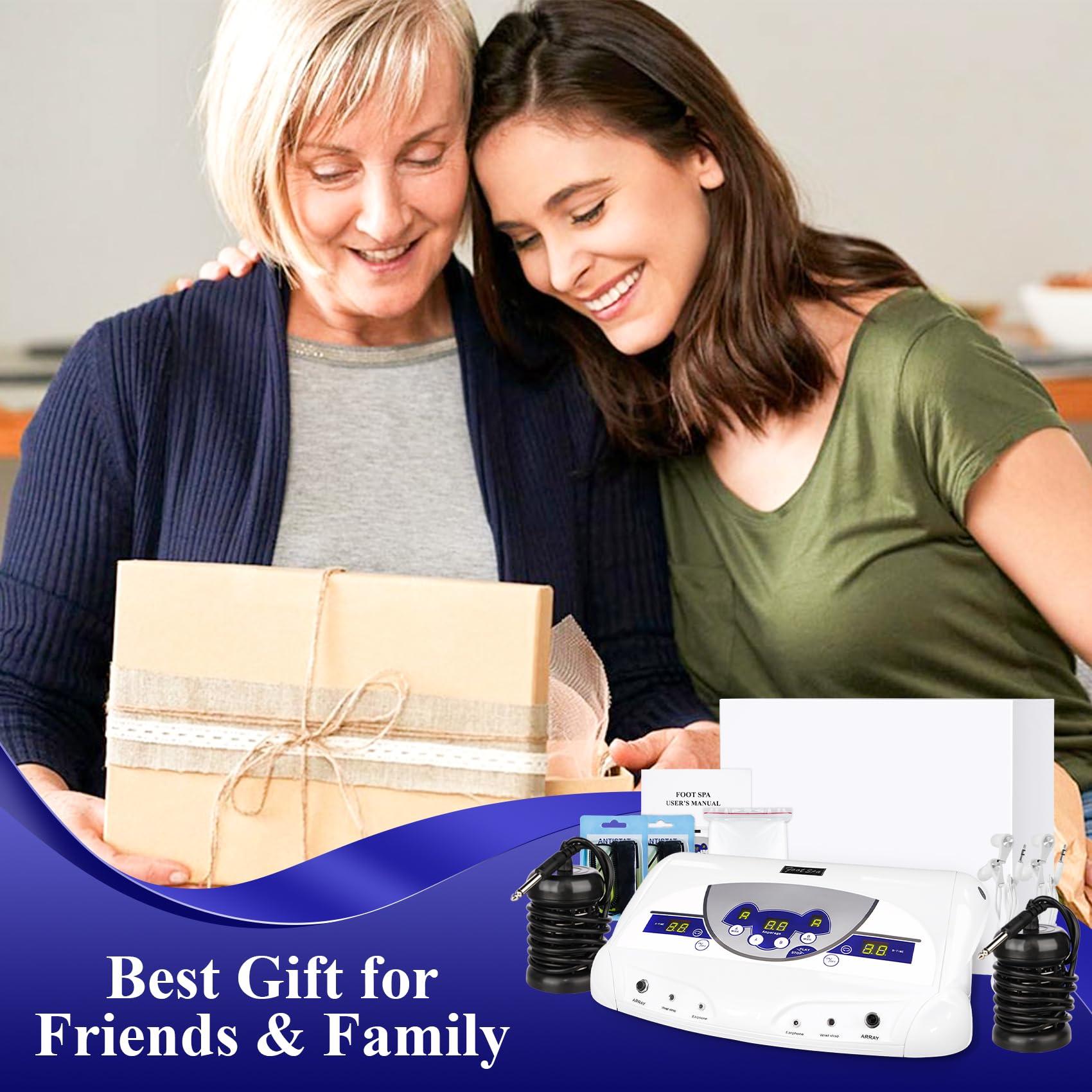 Lecaung Lecaung Ionic ion Detox Foot Machine, Dual Ionic Ion Detox Aqua Foot Spa Cleanse Machine with Mp3 Player