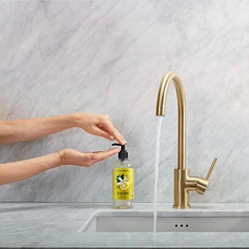 Caldrea Caldrea Hand Wash Soap, Aloe Vera Gel, Olive Oil and Essential Oils to Cleanse and Condition, Sea Salt Neroli Scent, 10.8 oz