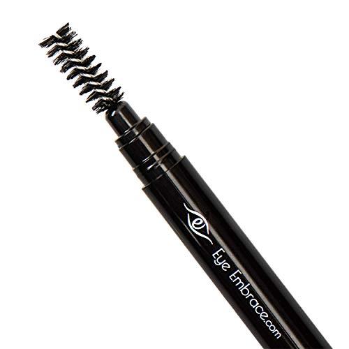 Eye Embrace Eye Embrace Luna: Light Brown-Gray Eyebrow Pencil Waterproof, Double-Ended Automatic Angled Tip & Spoolie Brush, Cruelty-Free