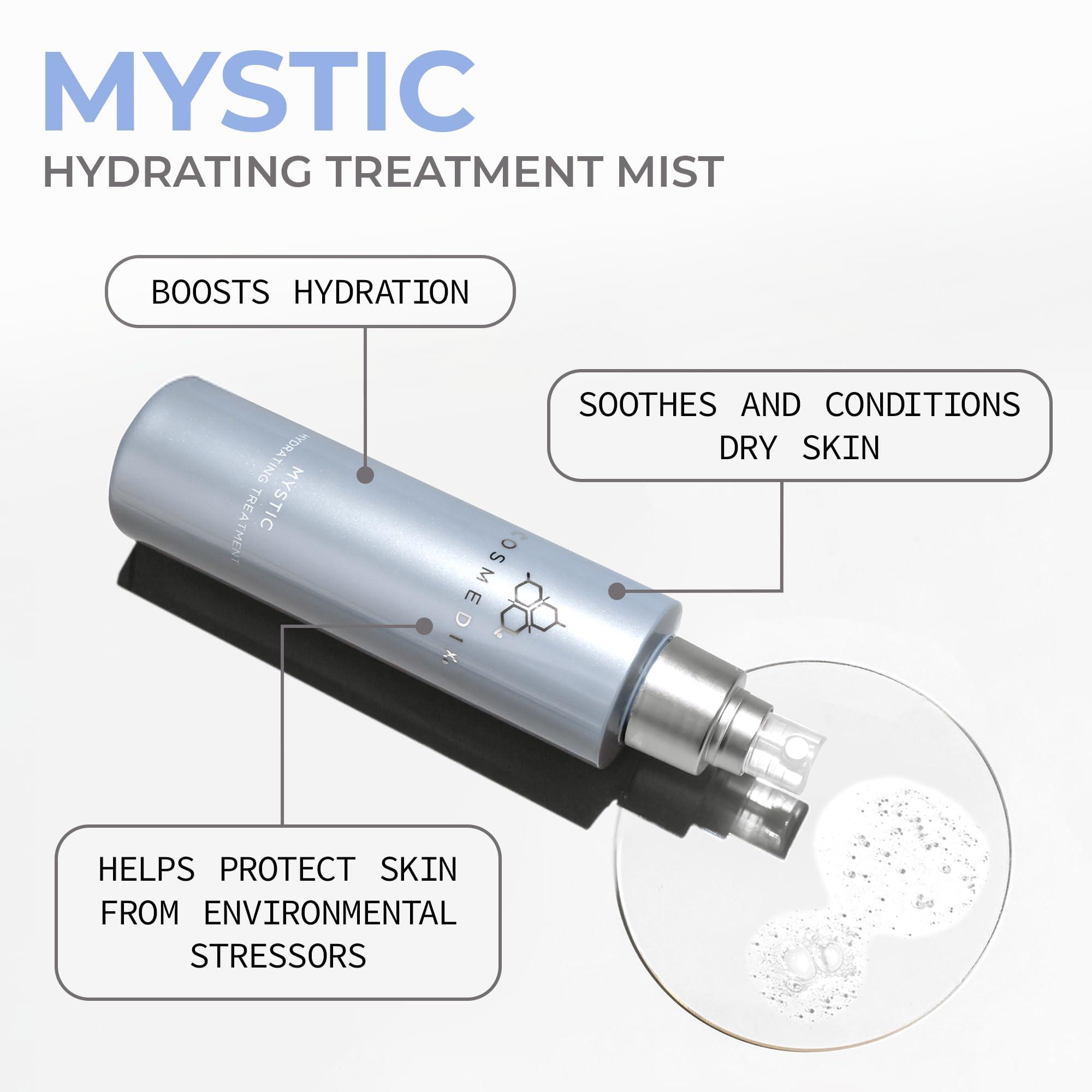 COSMEDIX COSMEDIX Mystic Face Moisturizer for Women & Men - Plant-Based Hydrating Face Mist for Oily, Sensitive & Blemish-Prone Skin - Oil-Free Facial Skin Care for Moisturized, Radiant-Looking Skin