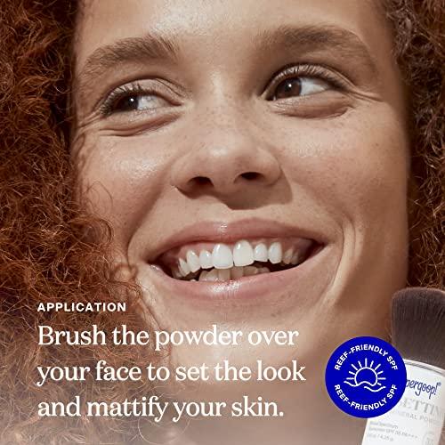 Supergoop! Supergoop! (Re)setting 100% Mineral Powder, Deep - 0.15 oz - Makeup Setting Powder + Broad Spectrum SPF 35 PA+++ Sunscreen - With Ceramides, Olive Glycerides & Coated Silica Spheres