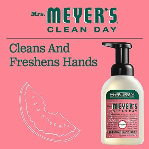 MRS. MEYER'S CLEAN DAY MRS. MEYER'S CLEAN DAY Foaming Hand Soap, Watermelon, 10 OZ (Pack - 4)