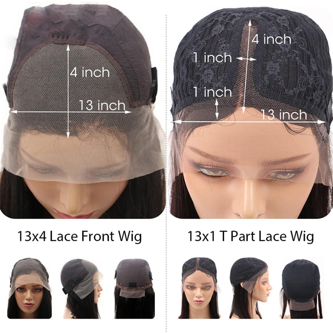 FInspiational Peruvian T Part Lace Wig Human Hair Wigs 13X4 Straight Lace Front Wigs 360 Lace Frontal Wig Pre Plucked 4X4 Closure Smooth Wig 5X5 HD Lace Wig 26 inch