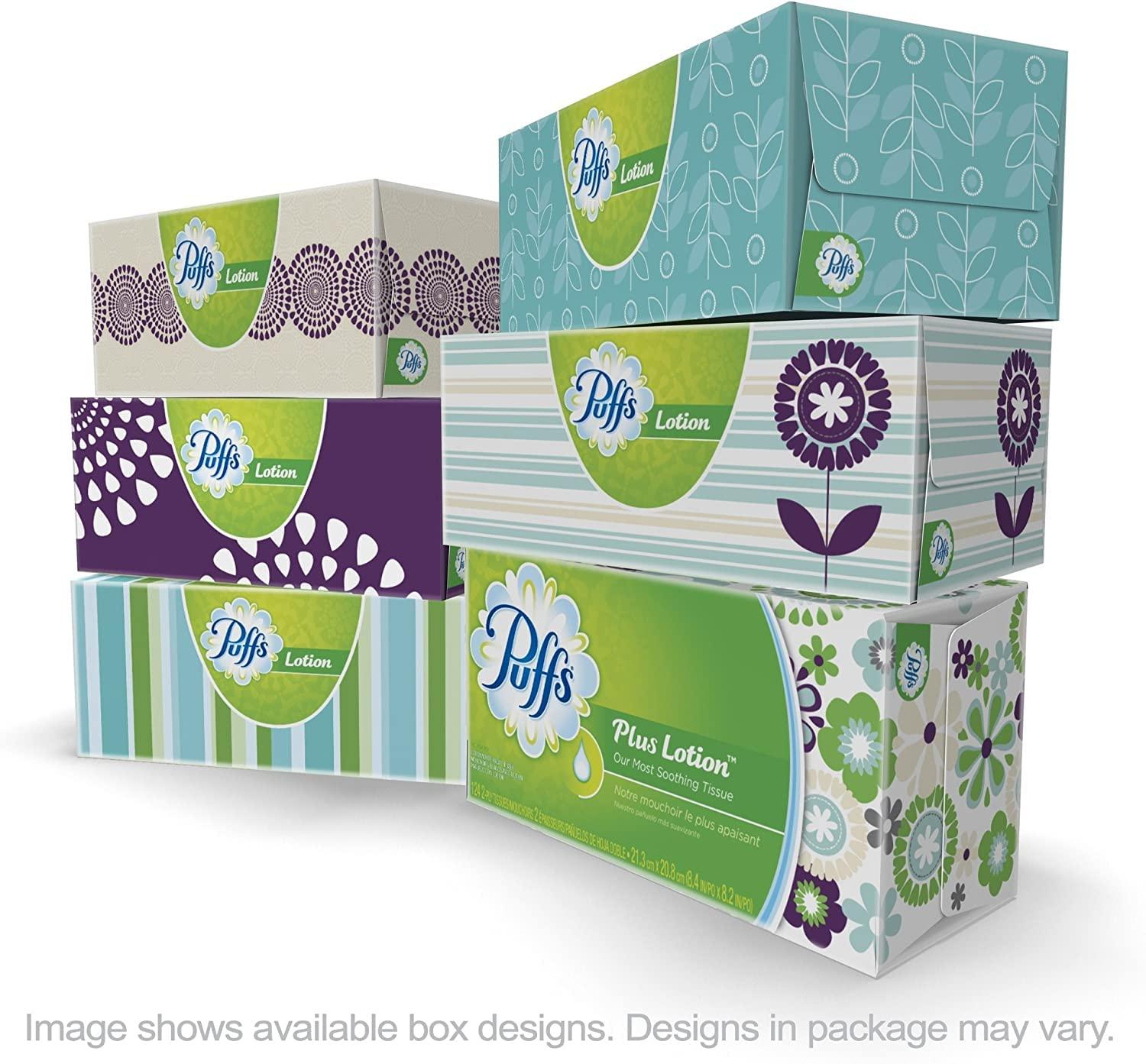 Puffs Puffs TISS +Lotion 124CT