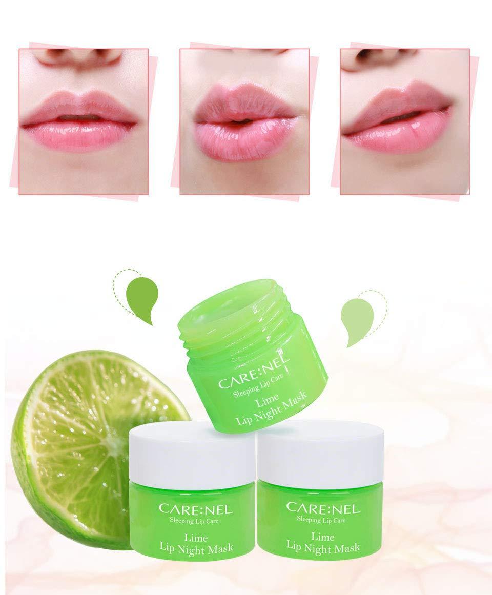 CARE:NEL CARE:NEL Lip Sleeping Mask 5g (Berry2+Lime1) (3Set) - Lip gloss Cream - Overnight Treatments Lip Balm