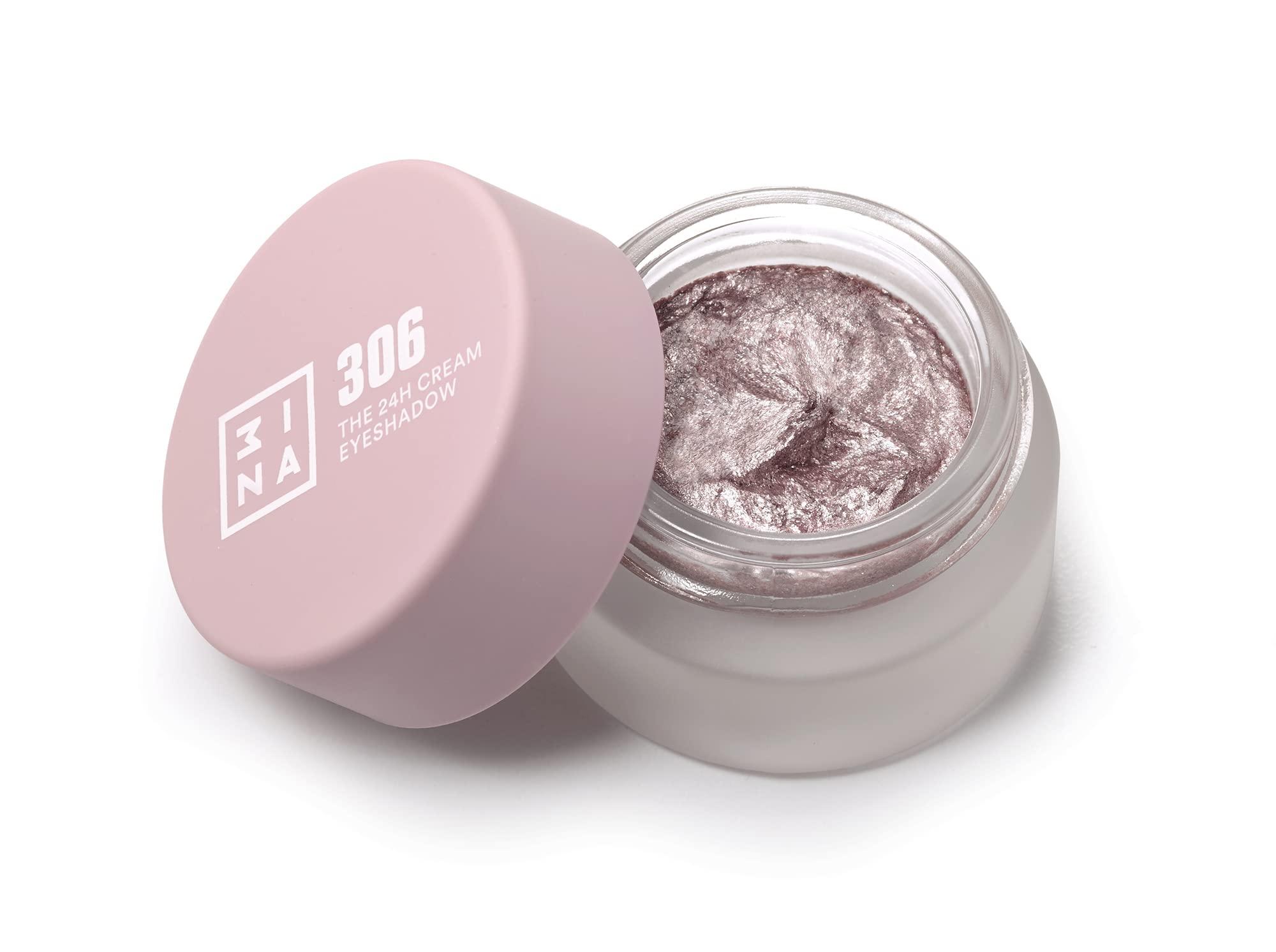 3ina 3ina MAKEUP - Vegan - Cruelty Free - The Cream Eyeshadow 918 - Silver - 24H Longwearing & Waterproof Formula - Fast Drying Formula - Highly Pigmented - Matte and Shimmer Finish