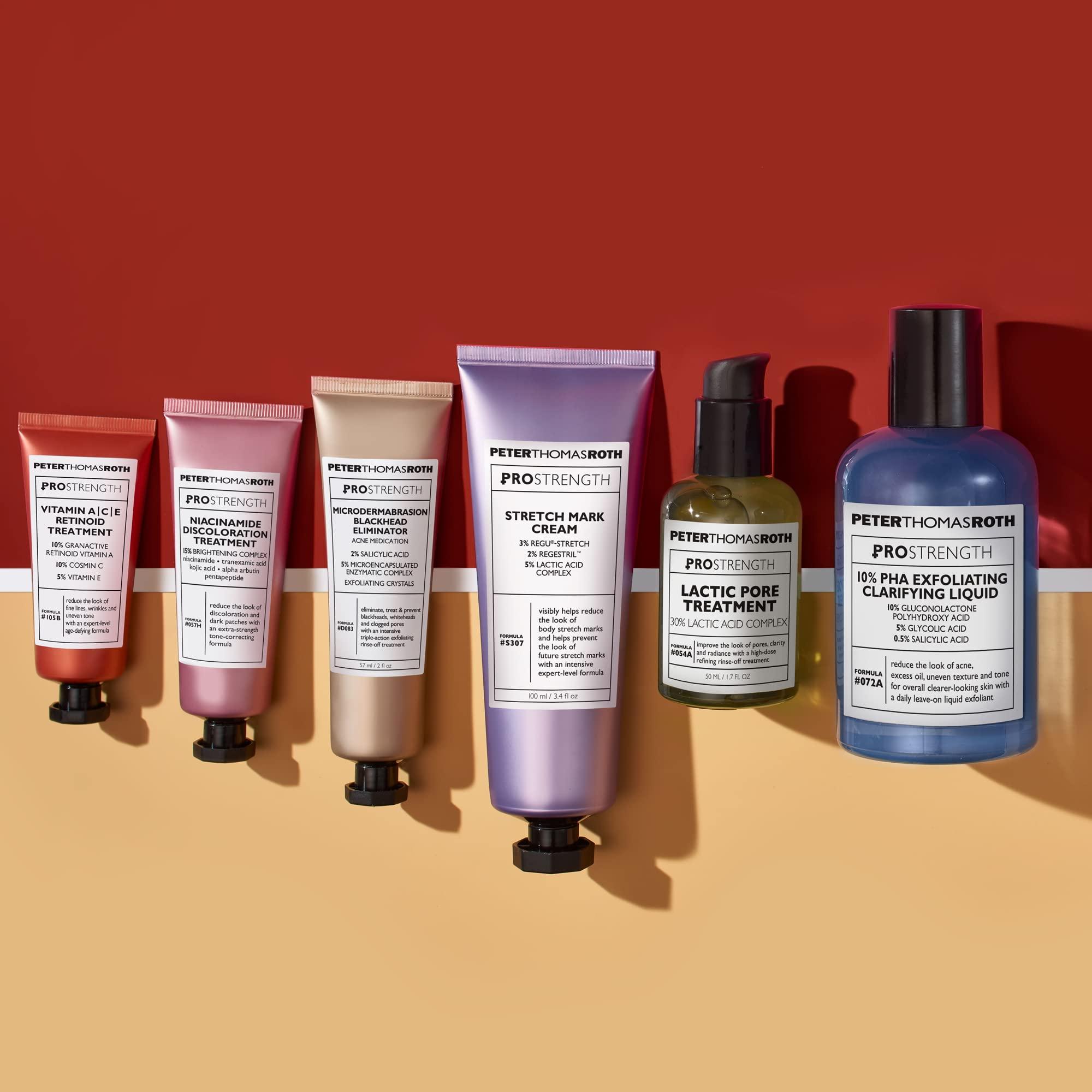 Peter Thomas Roth Peter Thomas Roth | PRO Strength Stretch Mark Cream, Treatment For Body Stretch Marks, Uneven Tone and Texture, Moisturizing Stretch Mark Cream