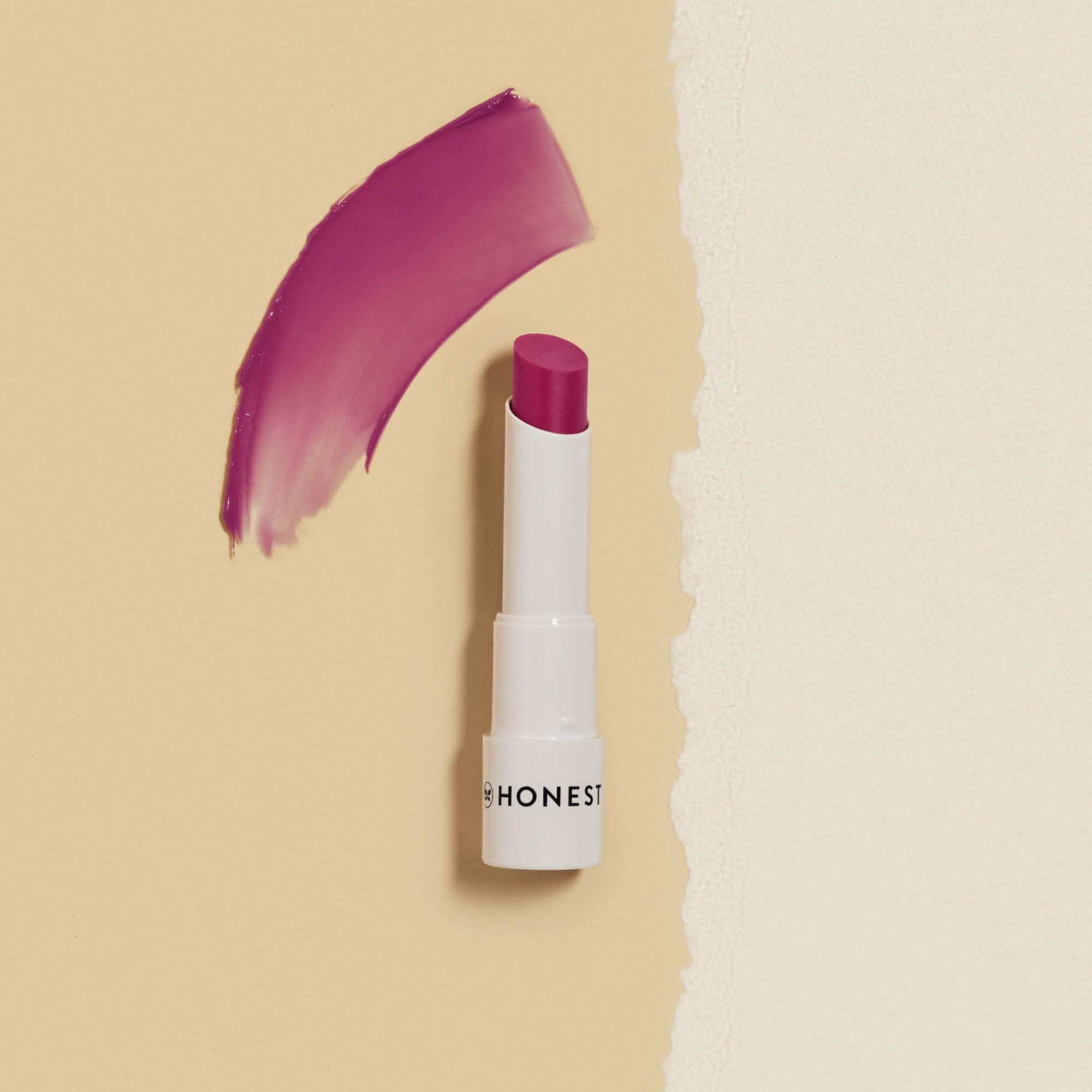 Honest Beauty Honest Beauty Moisturizing Vegan Tinted Lip Balm | Antioxidant-rich Acai Extracts + Avocado Oil | Paraben Free + Cruelty Free | Dragon Fruit