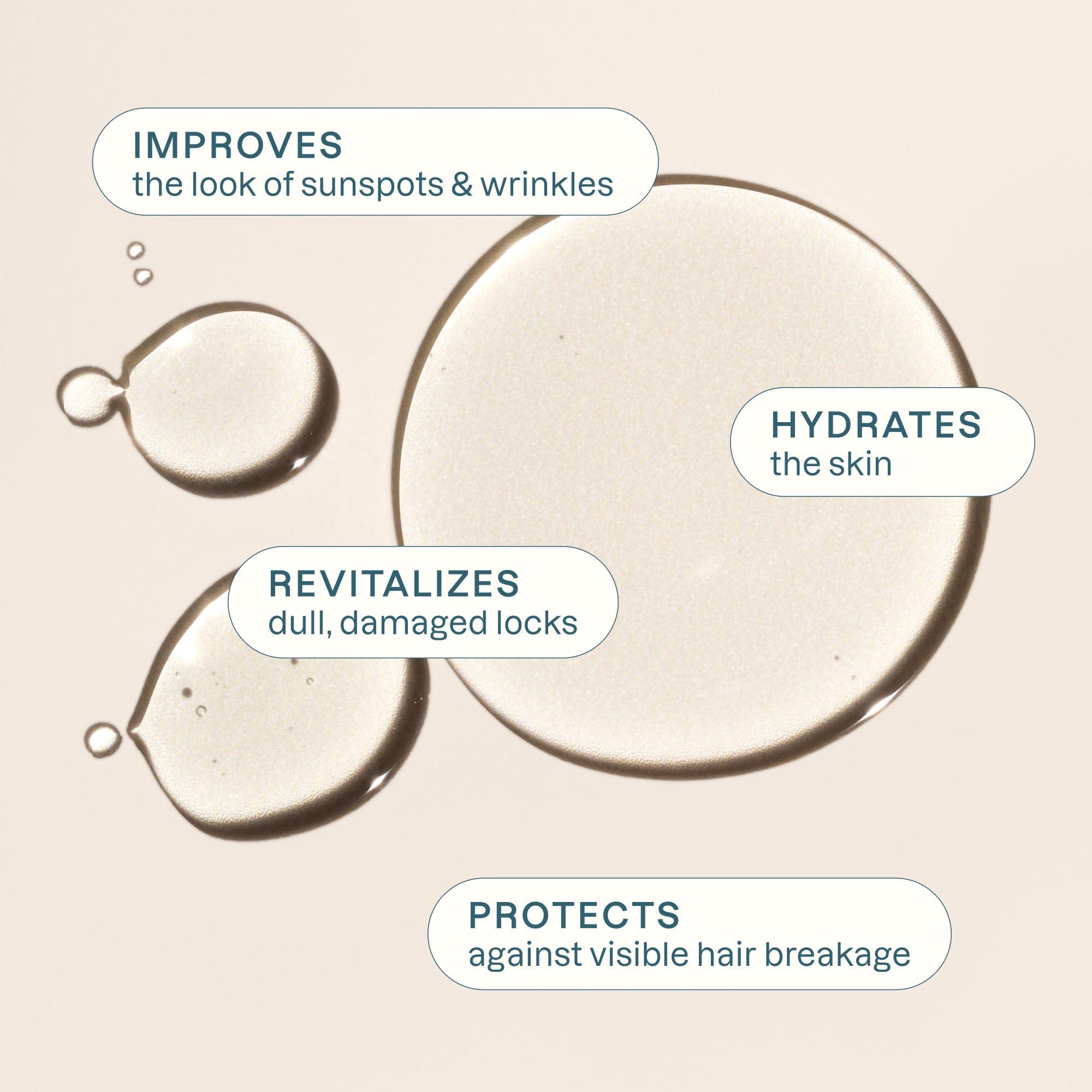 Cliganic Cliganic USDA Organic Argan Oil, 100% Pure | for Hair, Face & Skin | Natural Cold Pressed Carrier Oil, Imported from Morocco (Packaging May Vary)