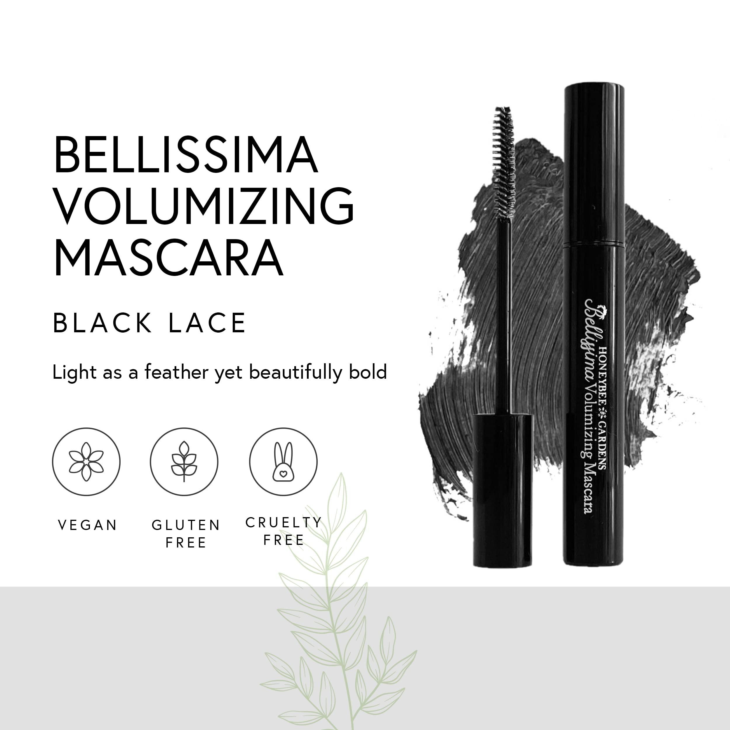 Honeybee Gardens Honeybee Gardens Bellissima Mascara and Instant Shadow Stik Duo | Black Lace & Dusty Rose
