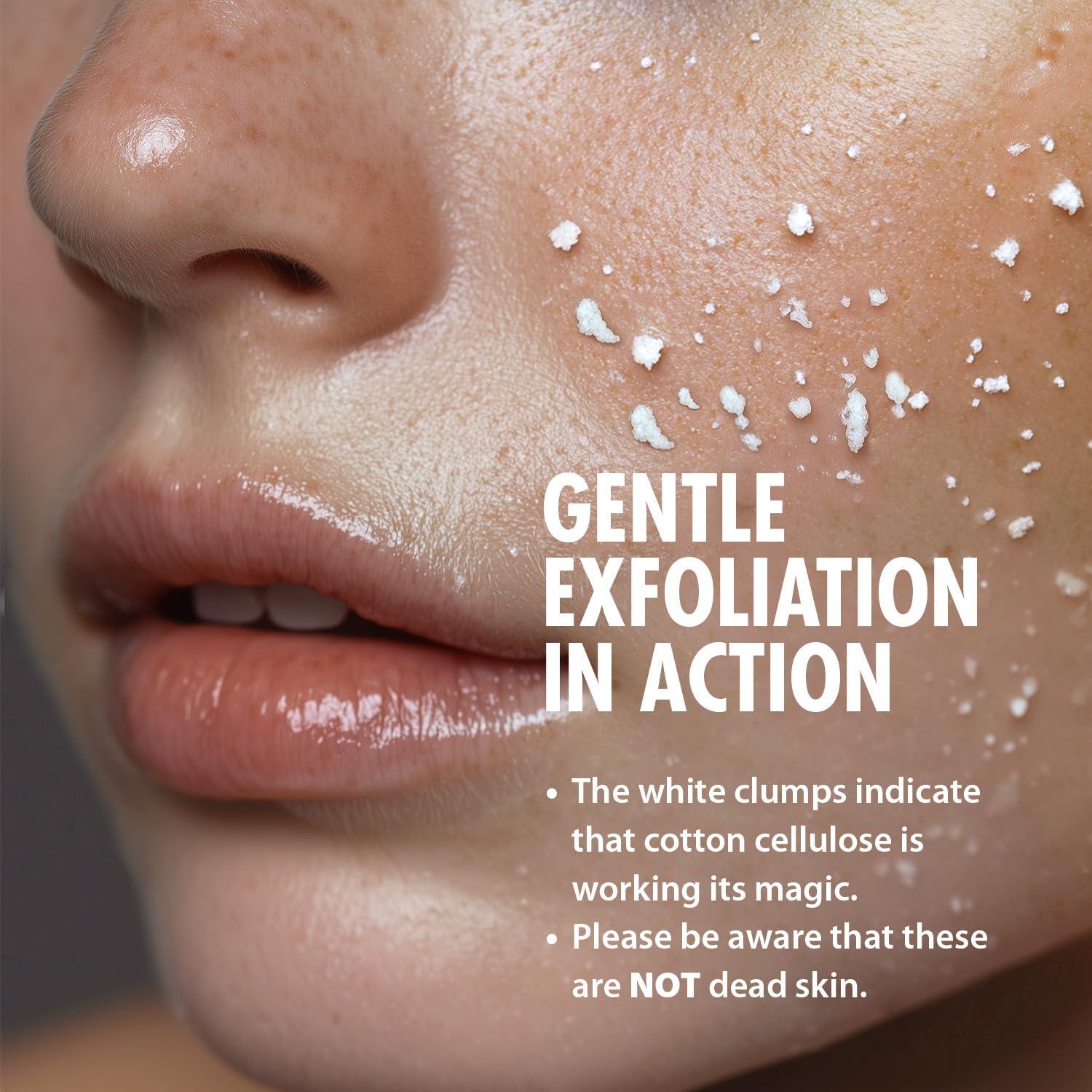 Ebanel Ebanel Bundle of Gentle Exfoliating Face Scrub Peeling Gel and 30% AHA 2% BHA Chemical Peel Exfoliant Gel