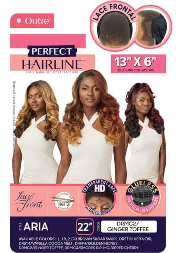 Outre Outre Lace Front Wig - Perfect Hair Line 13X6 - Aria (JET BLACK 1)