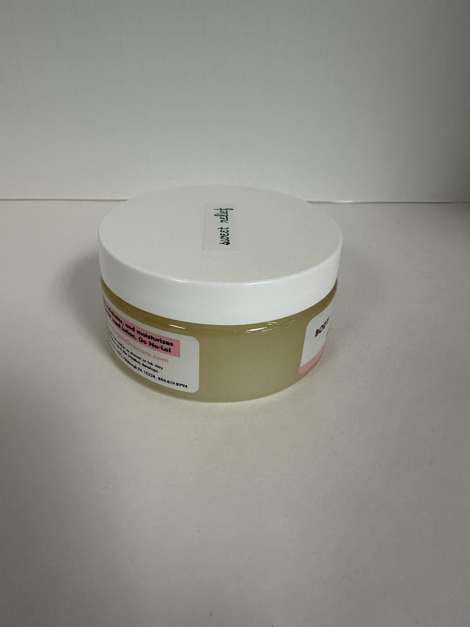 Simple Sugars Simple Sugars Sweet Relief Body with Arnica Oil - Cleansing Exfloiating Moisturizer Safe for Sensitive Skin, Eczema, Psoriasis, Dry Skin, KP