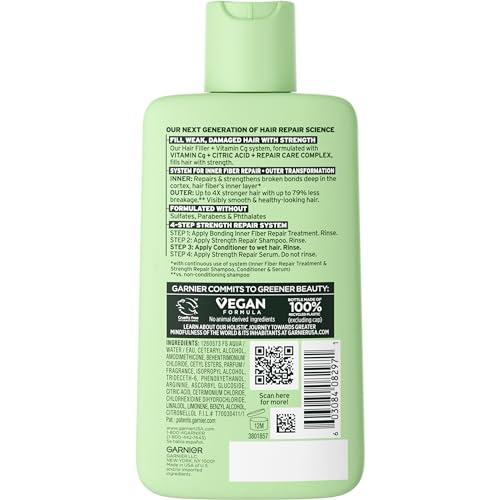 Garnier Garnier Fructis Hair Filler Strength Repair Conditioner with Vitamin Cg, Sulfate Free Conditioner for Weak, Damaged Hair, 10.1 Fl Oz, 1 Count