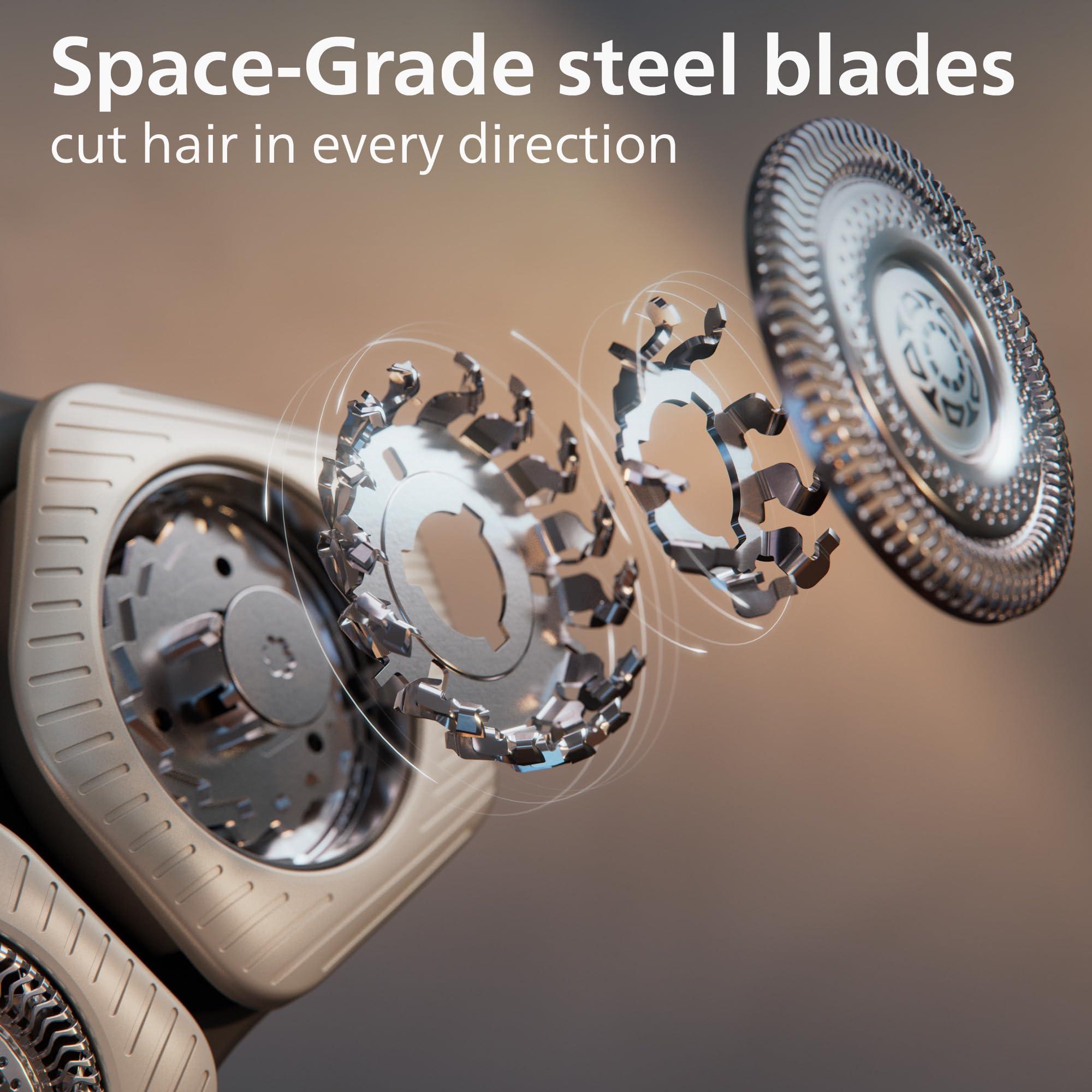 Philips Norelco Philips Norelco Home & Away Shave Duo Includes Philips Norelco 9000 Prestige Space Grade Edition (SP9886/89) + Compact Shaver (PQ888/81)