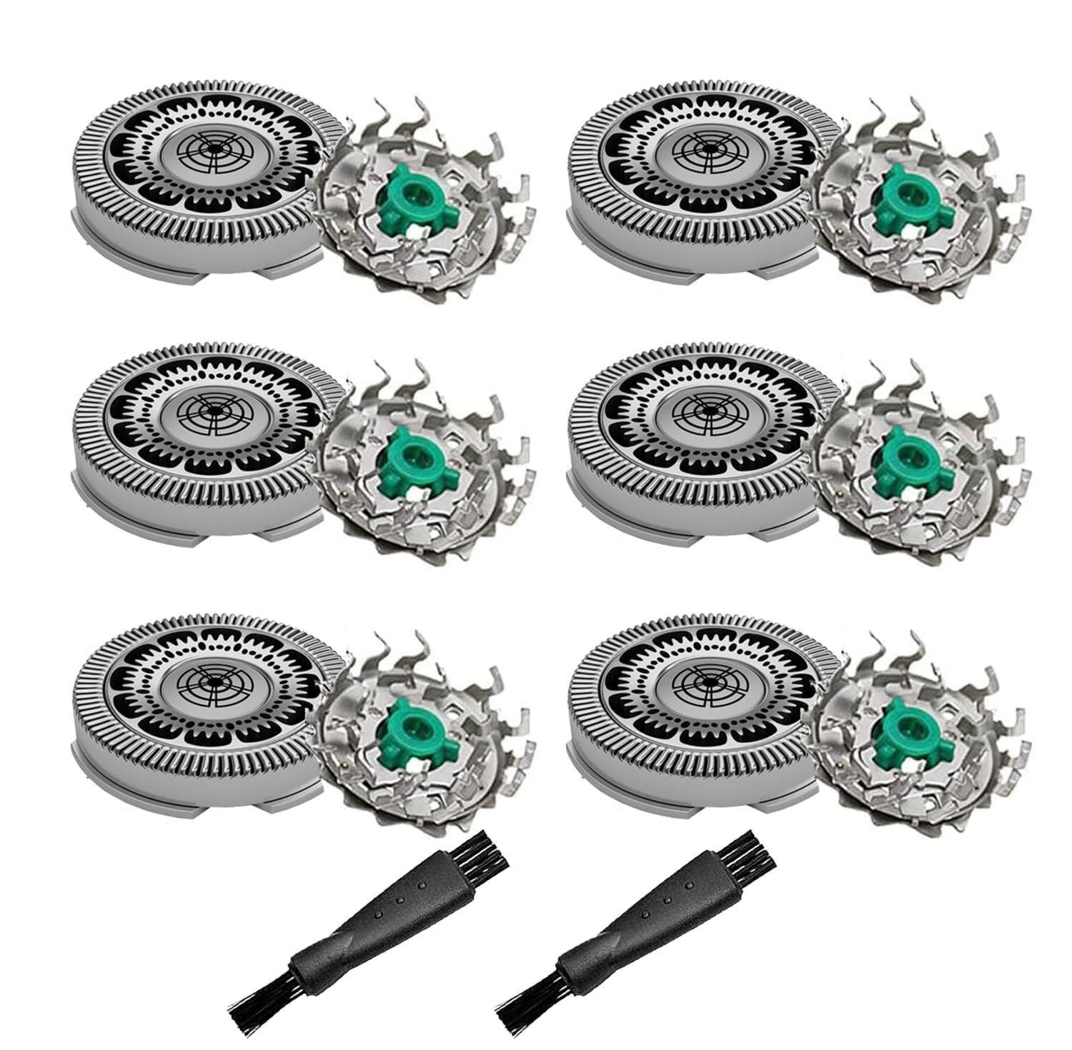 JIANCENGYU SH60 Replacement Heads Compatible with Philips Norelco Series 6000 Replacement Blades, for norelco 6000 Replacement Heads for Philips norelco 6000 Series Replacement Blades,Upgraded Blades