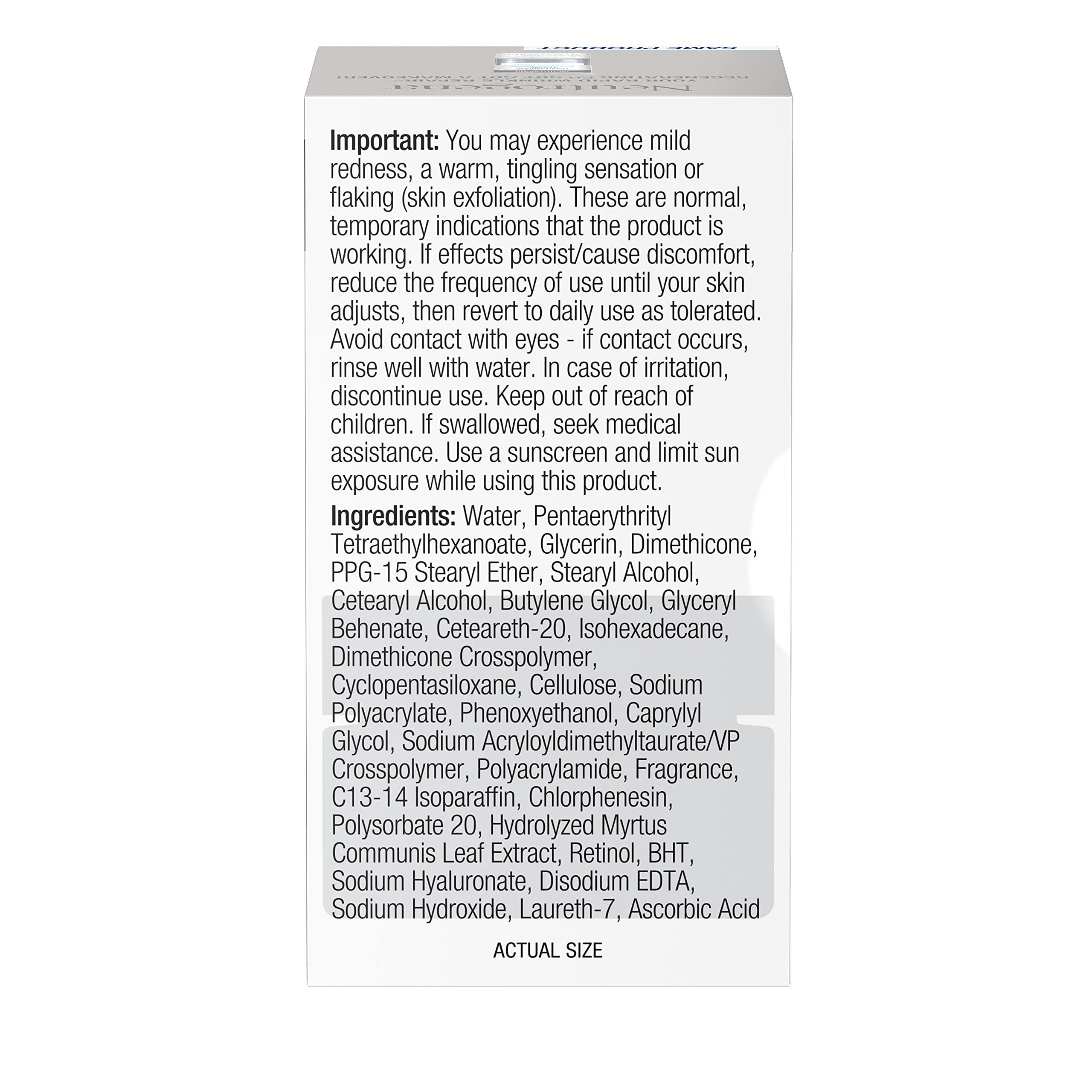 Neutrogena Neutrogena Anti-Aging Rapid Wrinkle Repair Retinol Regenerating Cream, 0.5 Oz Mini, & Neutrogena Anti-Aging Rapid Wrinkle Repair Retinol Pro+ 0.5% Power Serum, Travel Size 1 Fl. Oz